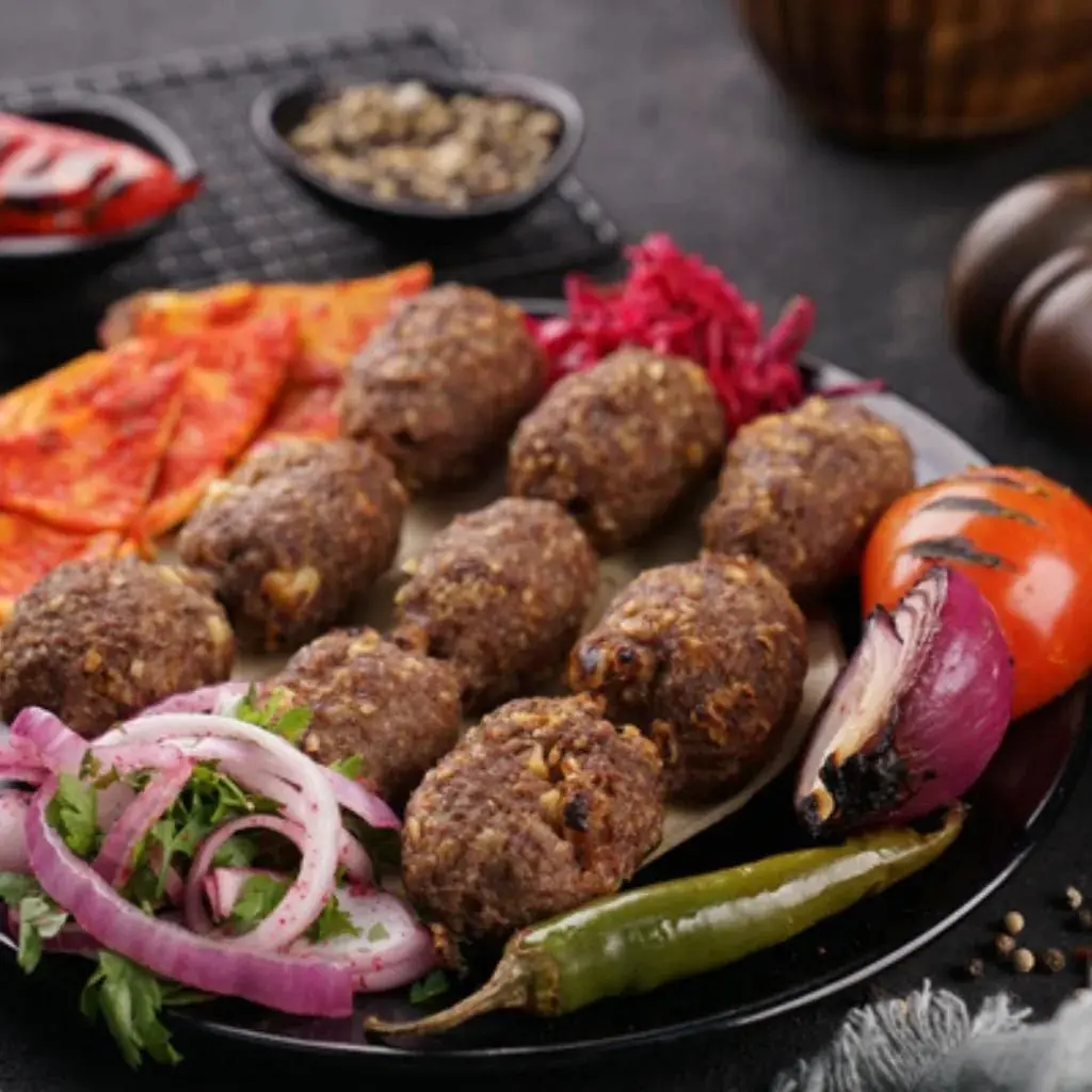 كبة مشوية بالسيخ، 4 أسياخ